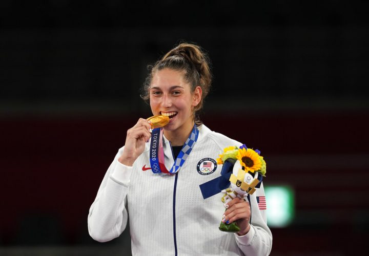 Zolotic earns US its first gold in women's taekwondo